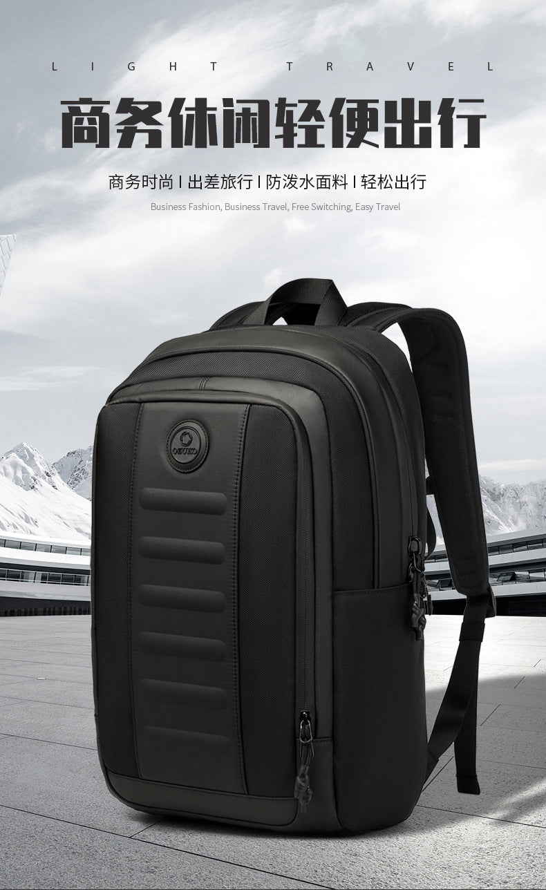 ozuko Business Backpack Men's Large Capacity Computer Backpack Outdoor Waterproof Travel Backpack Backpack