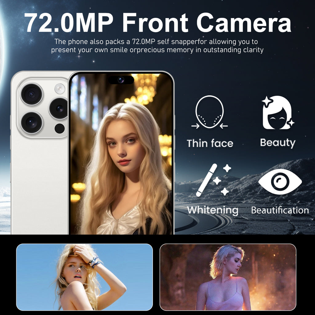Specially designed for mobile phones i15 ProMax Smartphone7.3Large Screen16+1T Android4G Mobile Phone Yes