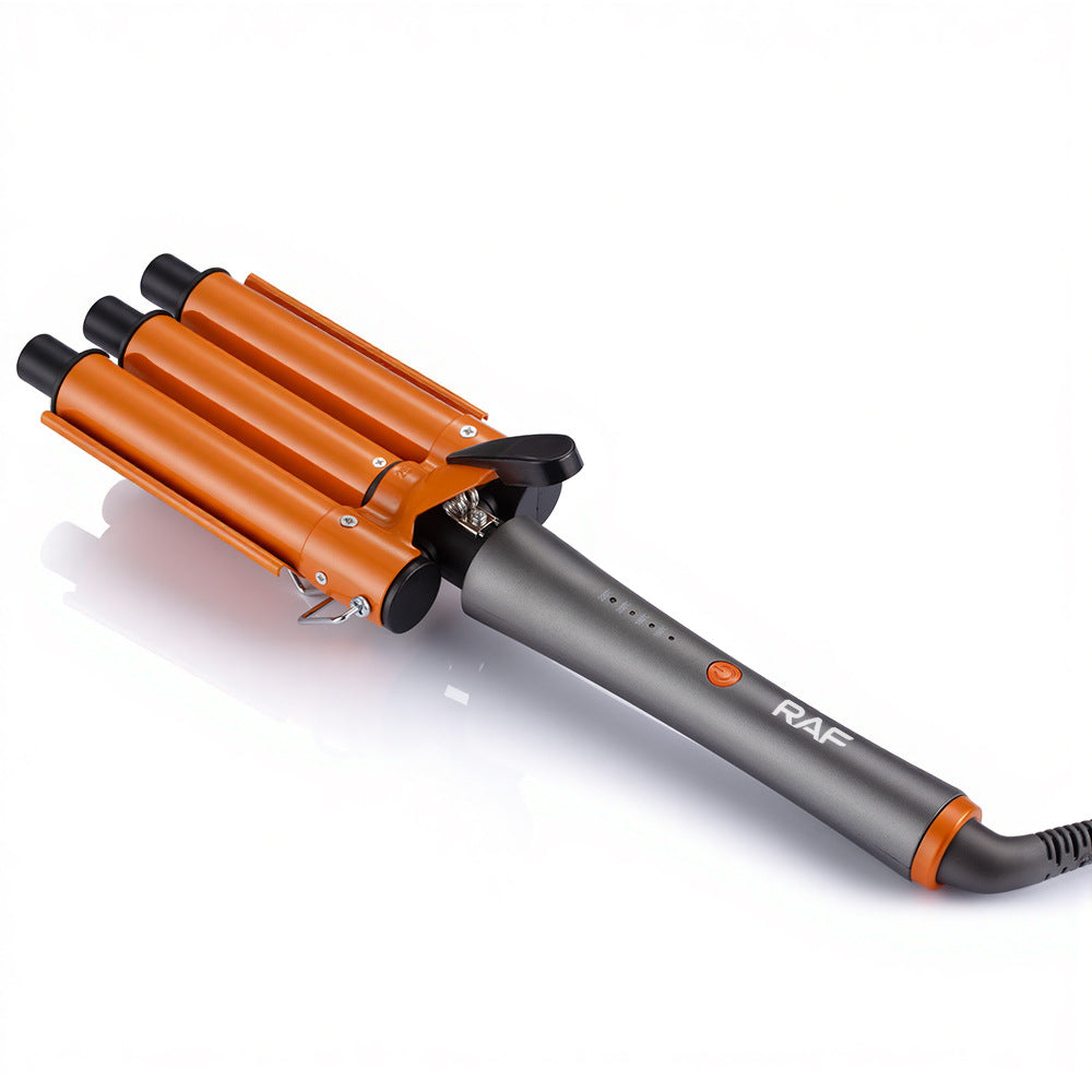 RAF European Standard Hair Styling Comb Non-Damaging Hair Straightening and Curling Dual-Use Electric Curling Iron Hair Straightener for Home Use R0425