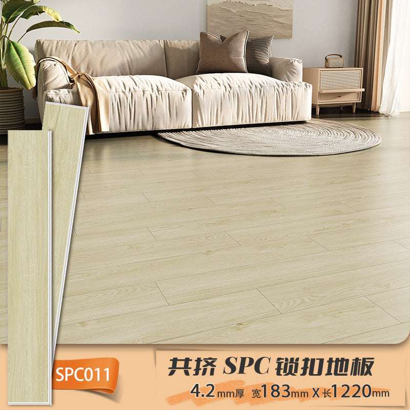 Anti-Slip Waterproof Fireproof Locking Eco-Friendly Flooring Commercial Project spc Stone Plastic Locking Type PVC Stone Crystal Flooring