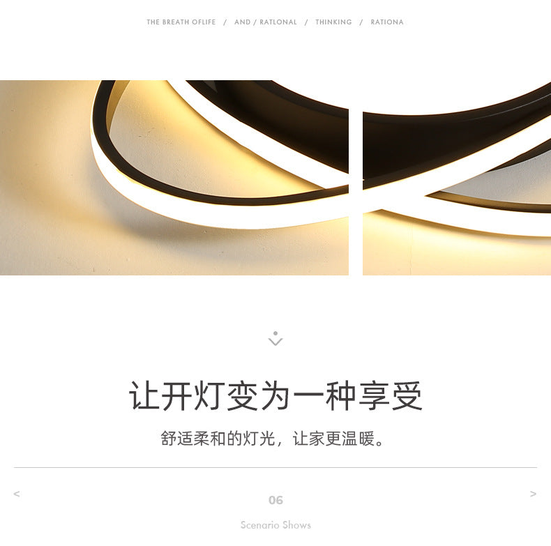 2025New stylish living room lamp Nordic light luxury smart lamp energy-saving LED Ceiling Lamp Bedroom Lamp Home Improvement Lighting