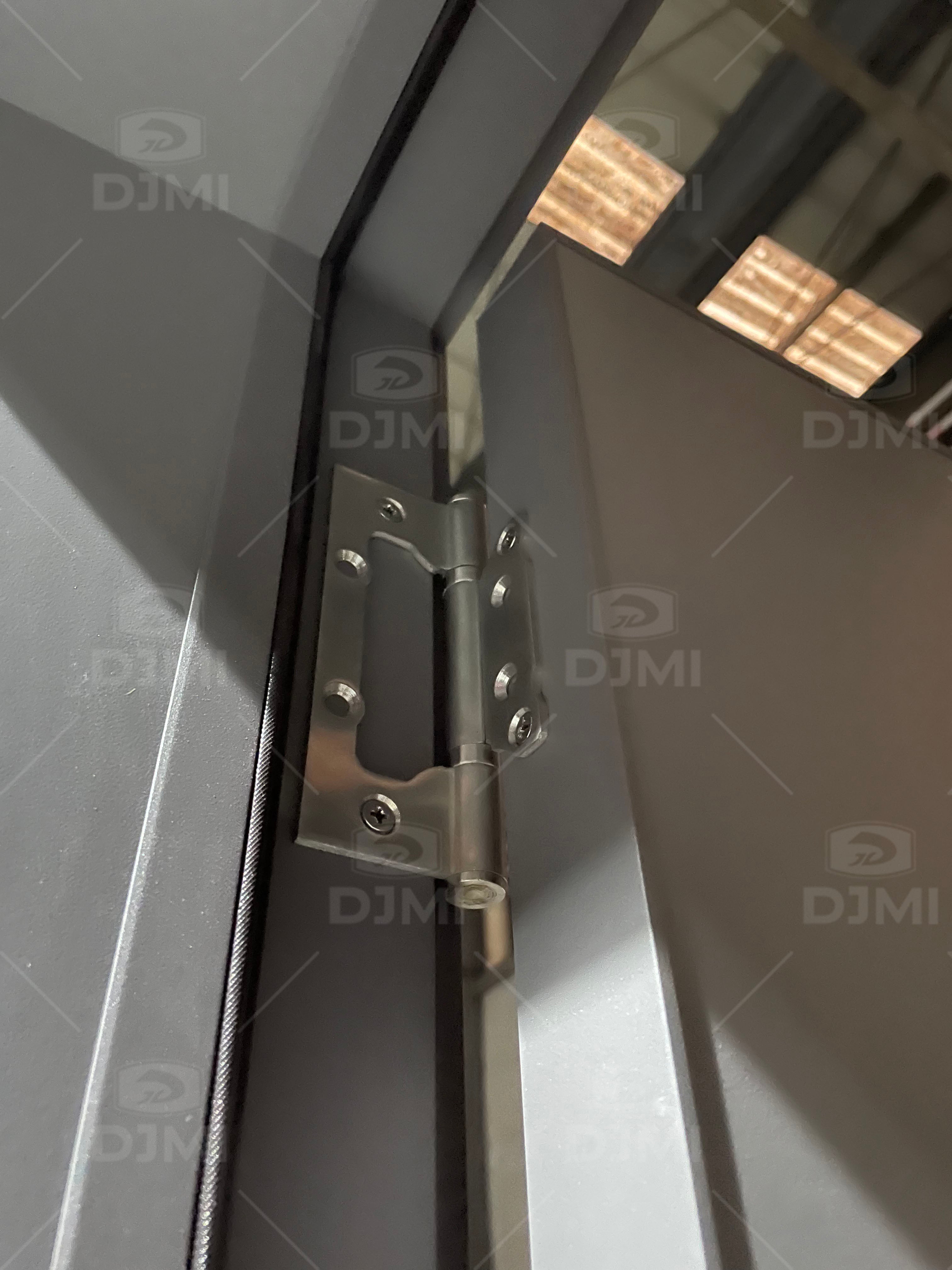 Puerta De Madera Con Marco De Aluminio, HPL/superficie De Melamina Y Persianas, De Los Principales Fabricantes De China