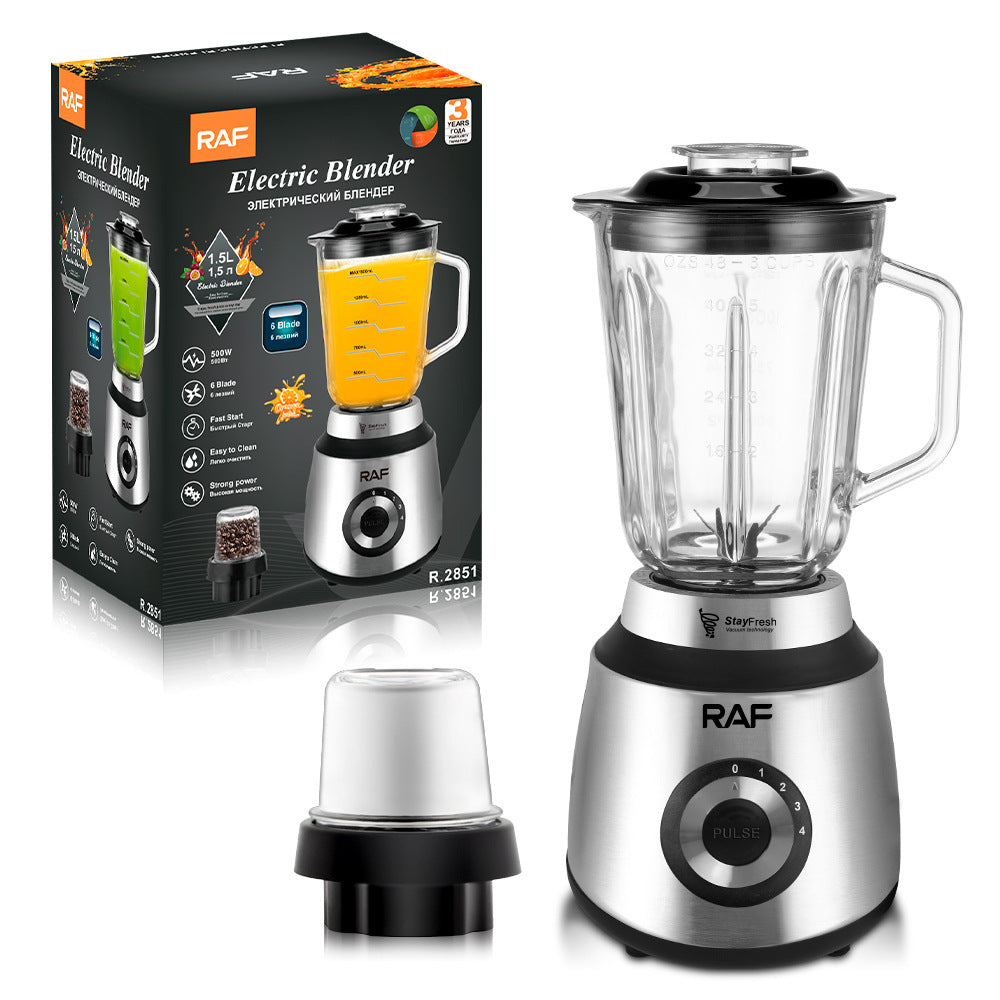 RAF Smoothies1.5L Blender for Home Use, Juice Maker, Food Processor, Meat Grinder Electric Soy Milk Maker Blender Coffee Grinder