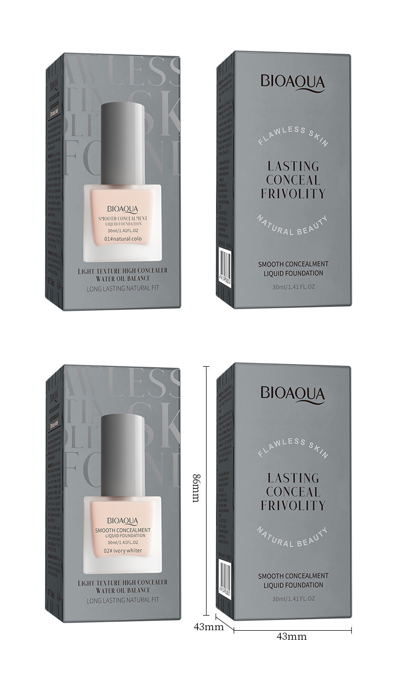 Makeup BIOAOUA Concealer Foundation Liquid Contour Lightweight Breathable Non-Cakey Cross-Border Wholesale