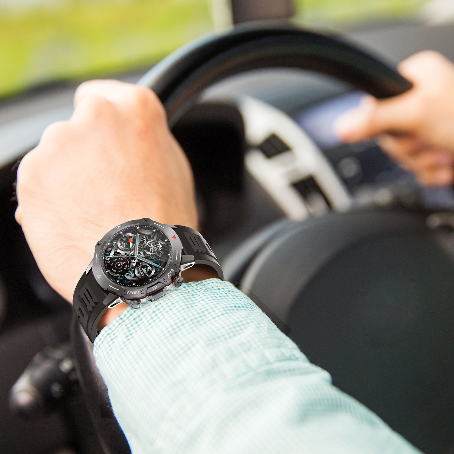 G102Smart Watch1.39inch Bluetooth Call Heart Rate Pedometer Sleep Monitoring Message Reminder Sports Waterproof Shockproof Dustproof