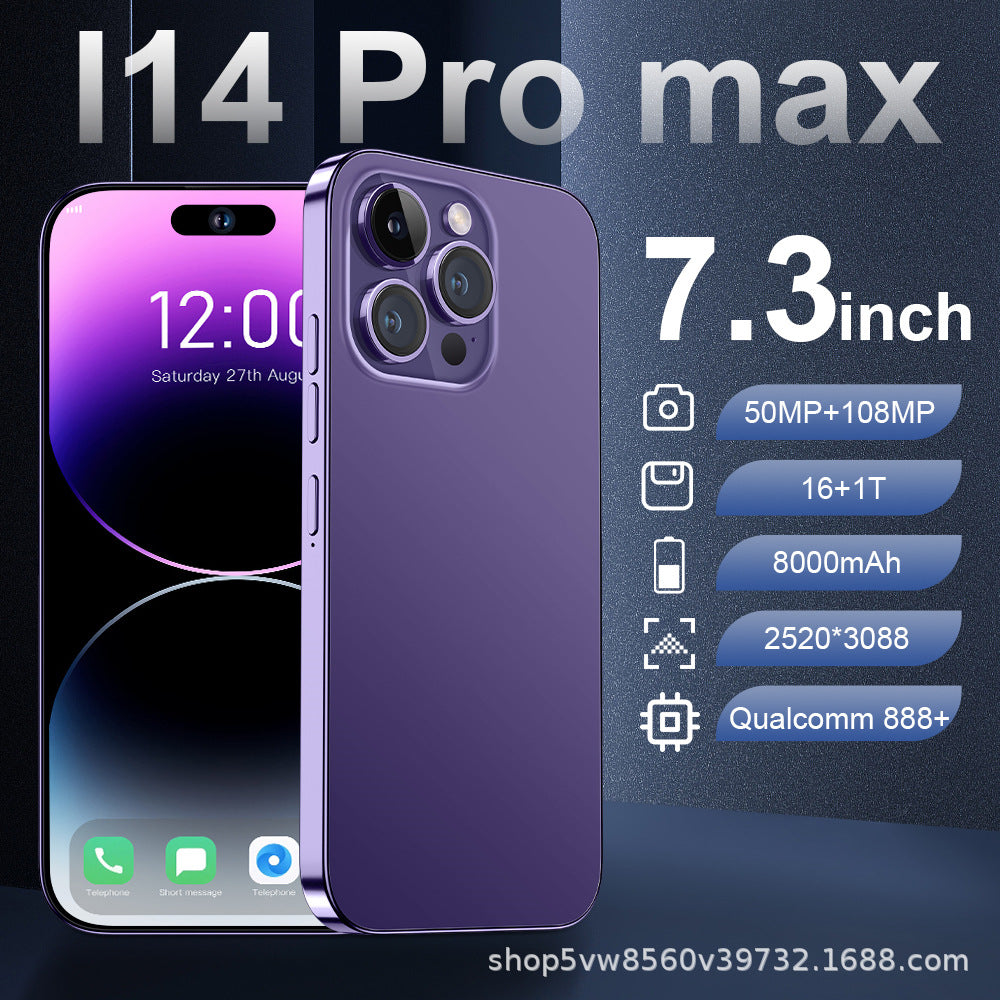 Mobile Phone i14ProMax Large Screen7.3inch phone16+1TB Source Factory Wholesale