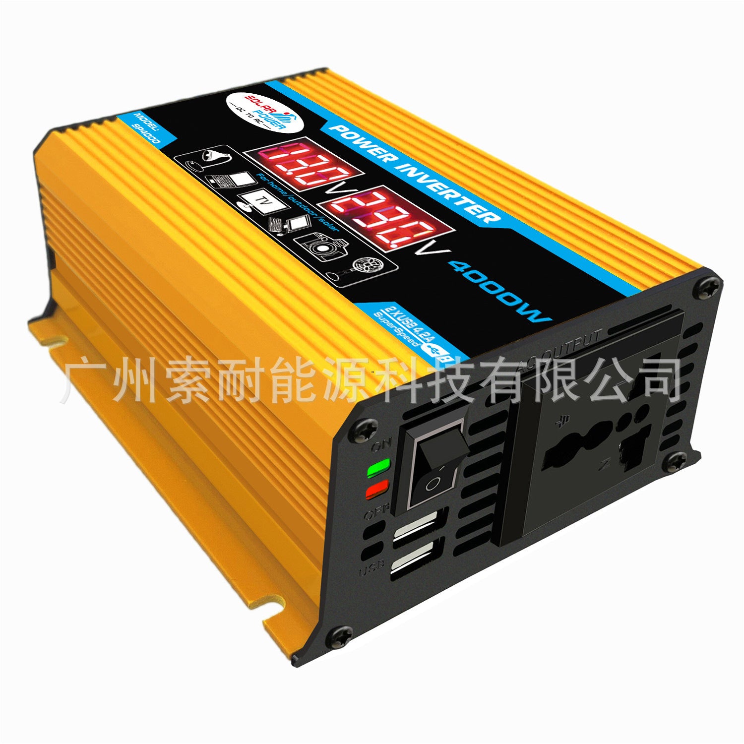 Vehicle Inverter300W 12V Turn110V 220V Dual Voltage Display car inverter Export