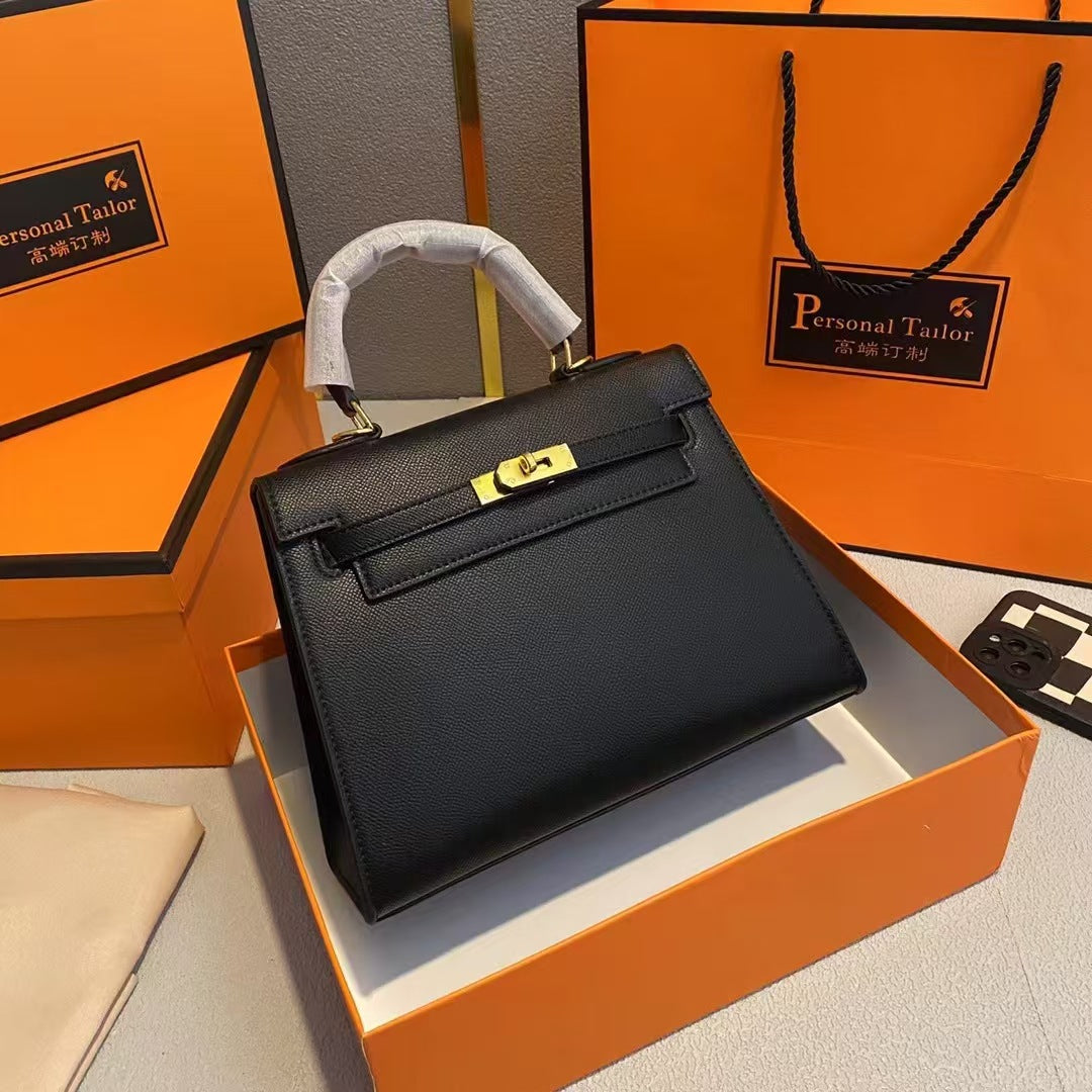 Hot Sale New Fashion Handbag for Women Platinum Kelly Bag Women's Shoulder Crossbody Bag Versatile Trendy Handbag
