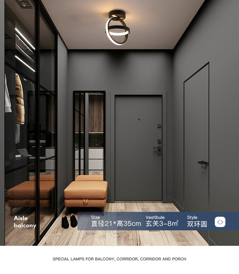 exclusive aisle lights balcony lights LED Modern Minimalist Nordic Creative Personality Cloakroom Living Room Entrance Light