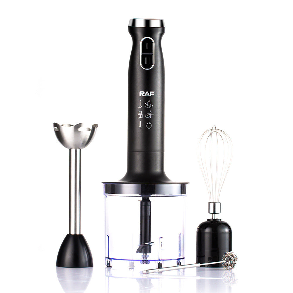 RAF European Standard Electric Egg Beater Household Handheld Egg Beater800w Cream Whisk5Set R.343