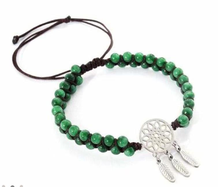 Amethyst Bracelet Men's Volcanic Stone Long Blue Point Bracelet Pyrite White Pine Braided Bracelet