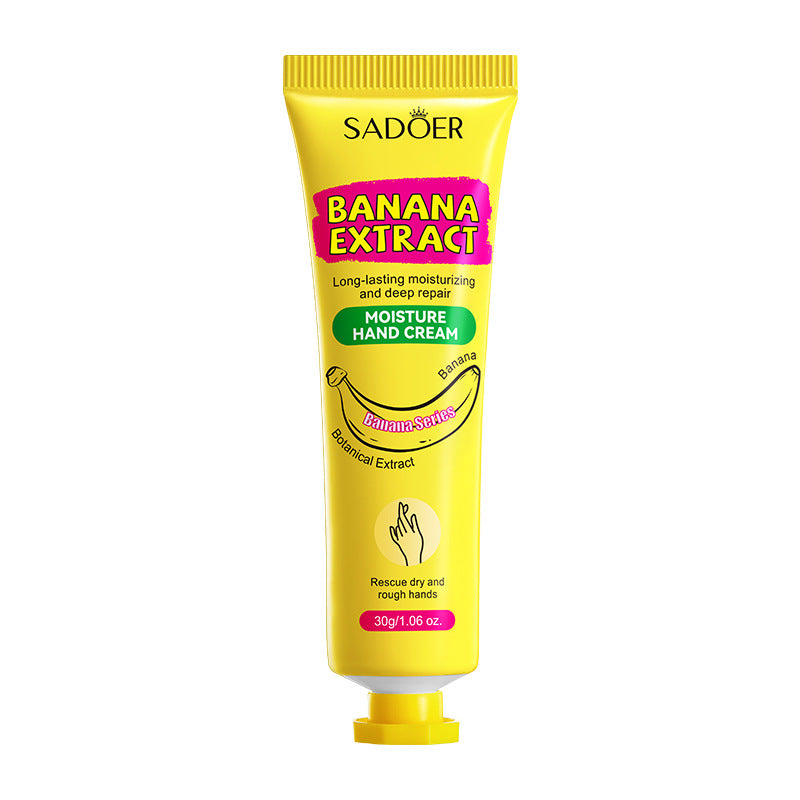 Full English Banana Hydrating Hand Cream30g SADOER Moisturizing and anti-chapped autumn and winter hand cream  wholesale