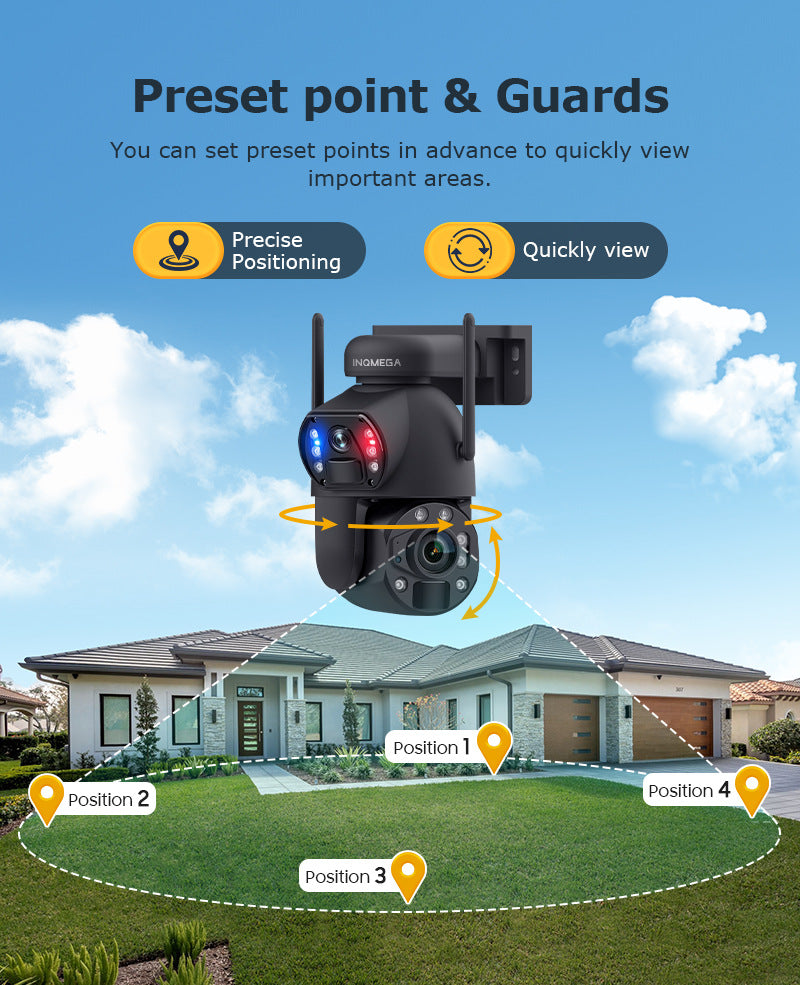 4G Solar Camera Smart HD Laser Night Vision Dual Lens36Optical Zoom Surveillance Intelligent Monitoring
