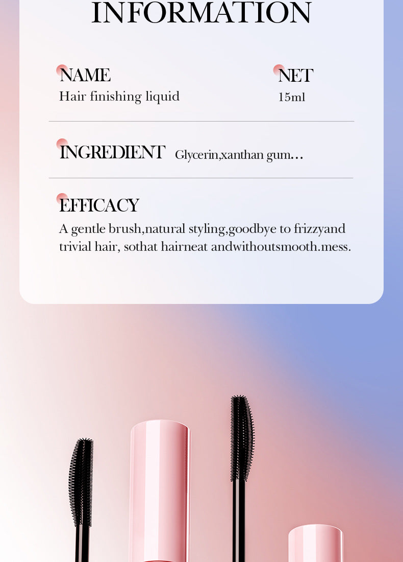 Fine Hair Finishing Spray15ml SADOER Styling Hair Messy Look Hair Wax Cross-Border Wholesale