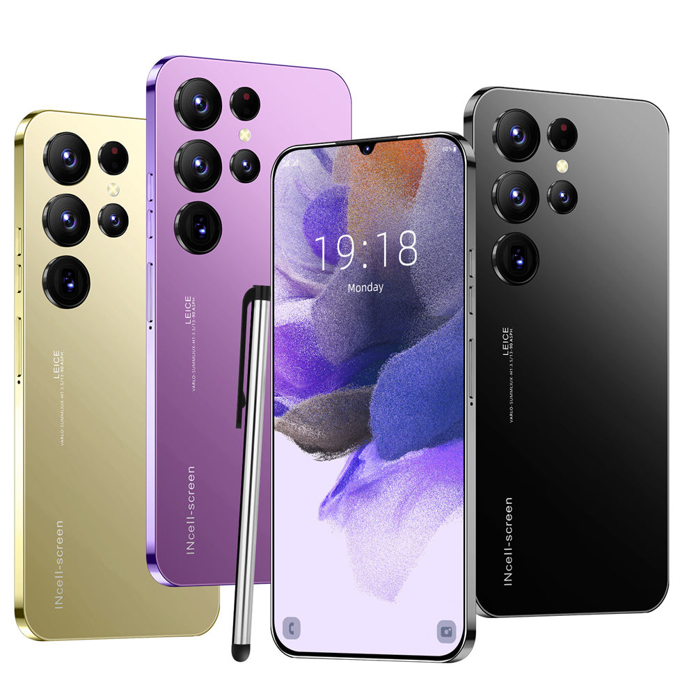 New S23Ultre Android7.3Large Screen Smart5G Mobile Phone16+1T Source Factory AliExpress TK