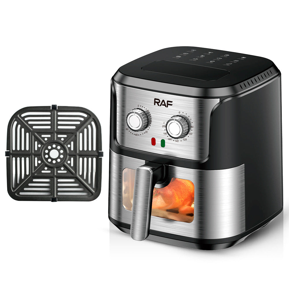 RAF European Standard Household Oil-Free Air Fryer Multifunctional Smart Oven French Fries Electric Fryer6.8L