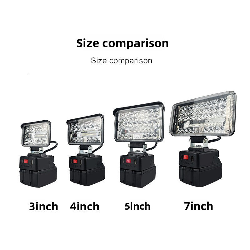 MT Dayi Universal Lithium Battery LED High Brightness Lighting Work Light for Renovation, Construction, Outdoor Camping, and Exploration