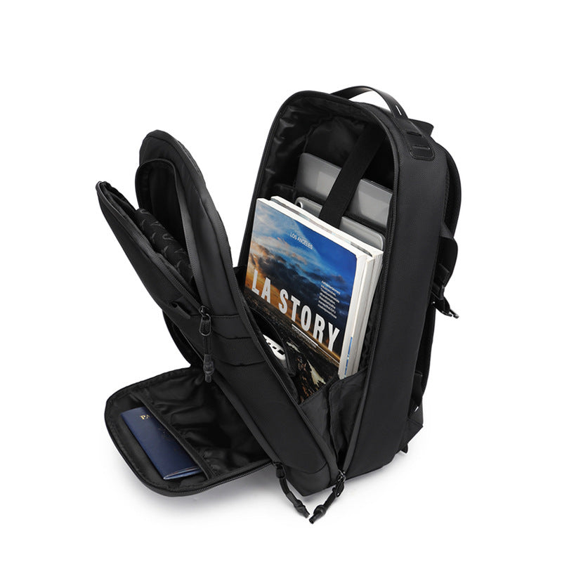 Business Backpack Computer School Bag for Men Students High Appearance Lightweight Waterproof Oxford Cloth Large Capacity Commuter Backpack