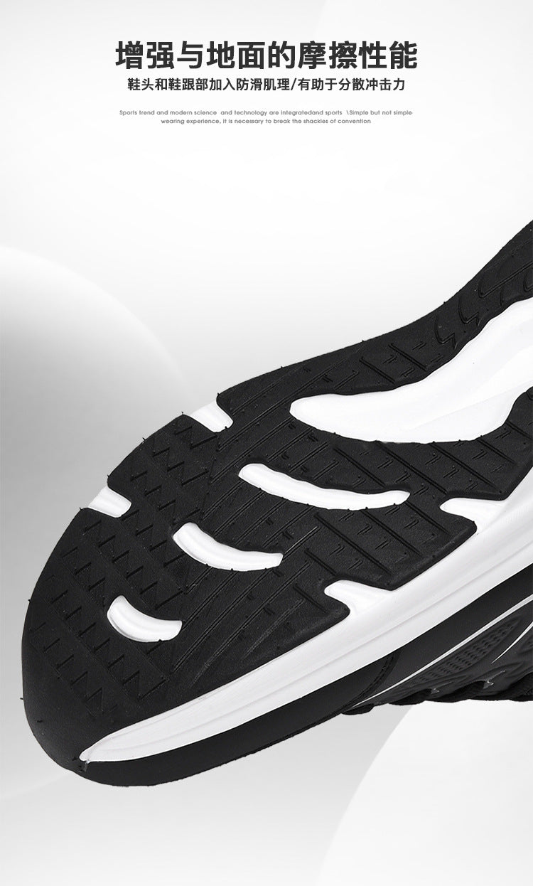 2025New Large Size Leather Waterproof Trendy Casual Men's Shoes Non-Slip Wear-Resistant Sports Shoes Shock Absorption Comfortable Running Shoes