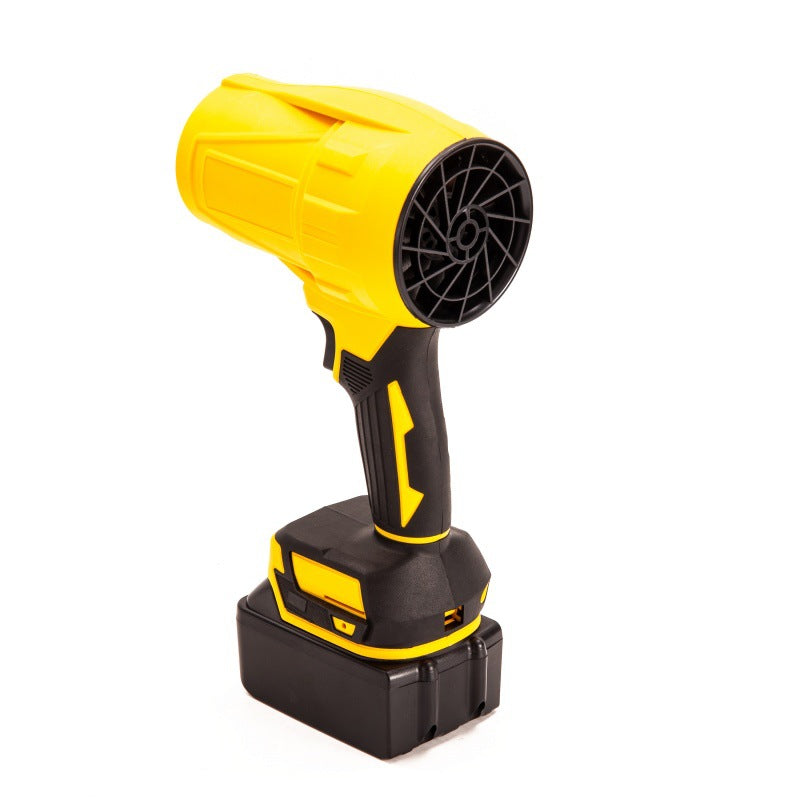 Turbo Brushless High-Power Blower Industrial Dust Removal Lithium Battery Blower Powerful Air Blower Two Batteries One Charger