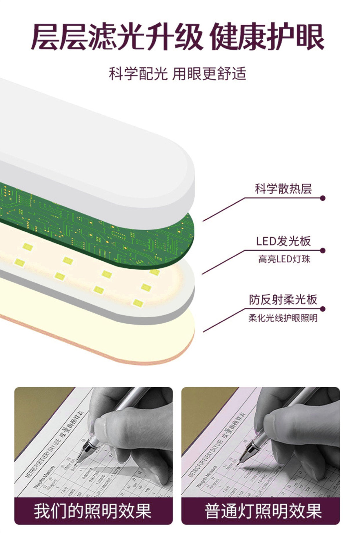 Customized Eye Protection Desk Lamp Wireless Mobile Phone Charging Reading Lamp usb Smart Folding Desk Lamp ins Wholesale Study Desk Lamp