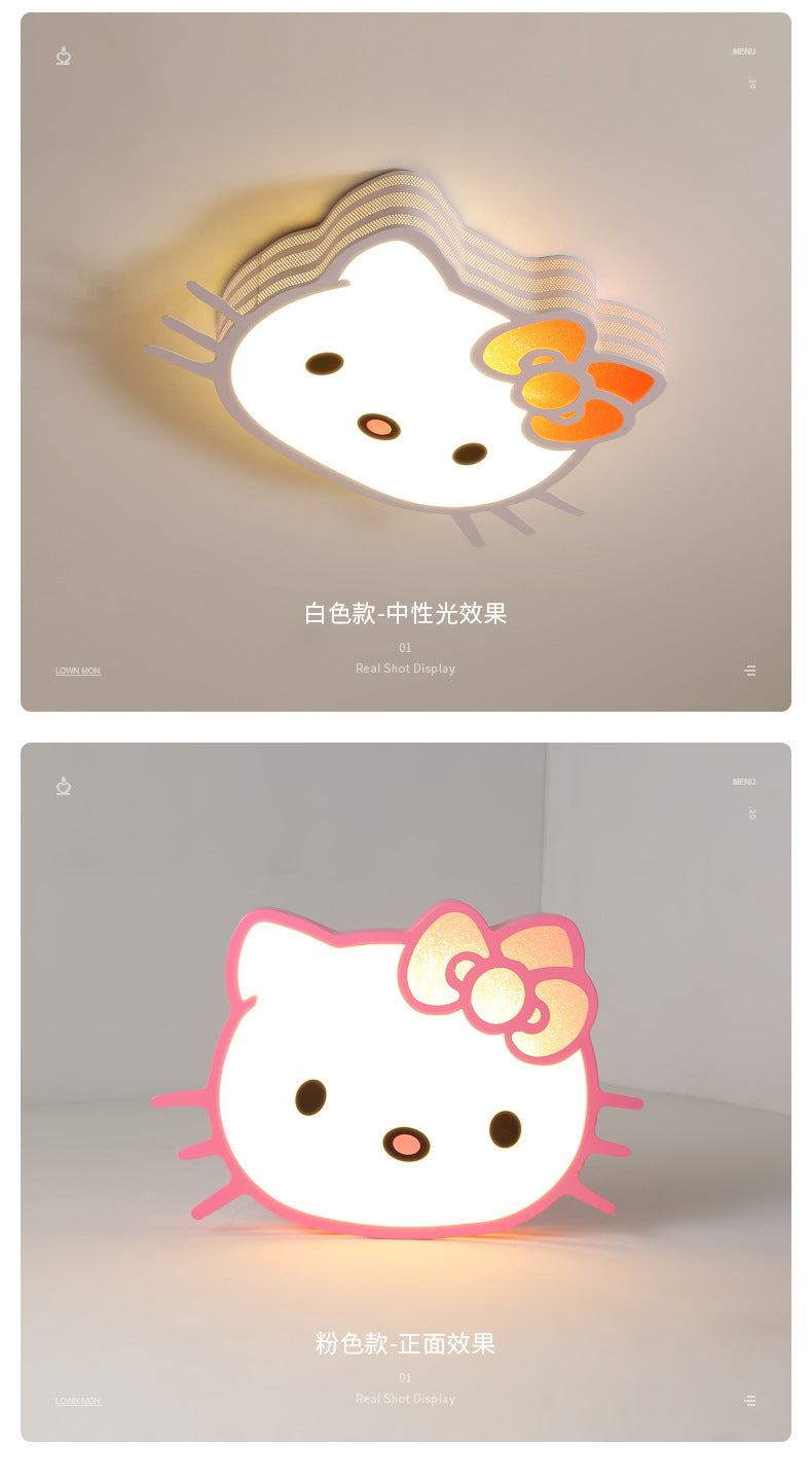 Children's Room Lamp Girl Modern Simple Boy Round Ceiling Lamp Cozy Bedroom Lamp Creative Kindergarten Classroom Lamp