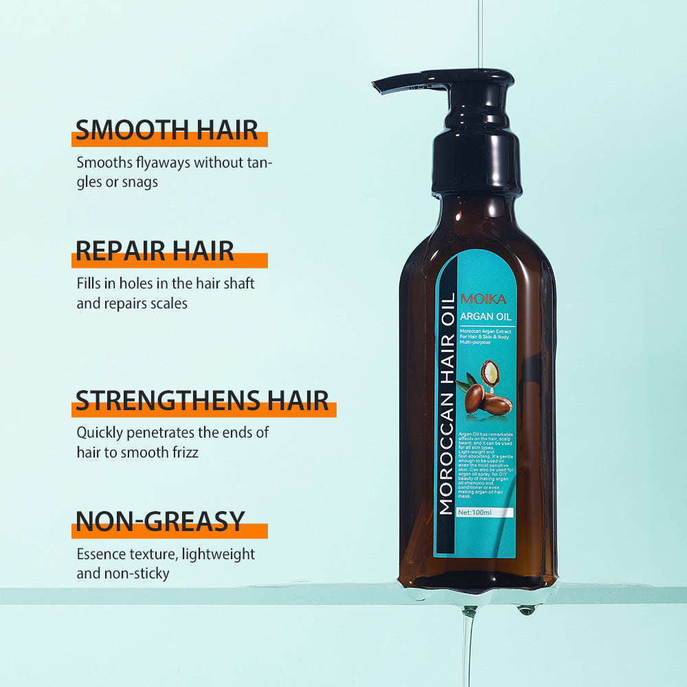 In Stock Full Moroccan Scalp Hair Care Essential Oil Universal Hair Maintenance Wholesale