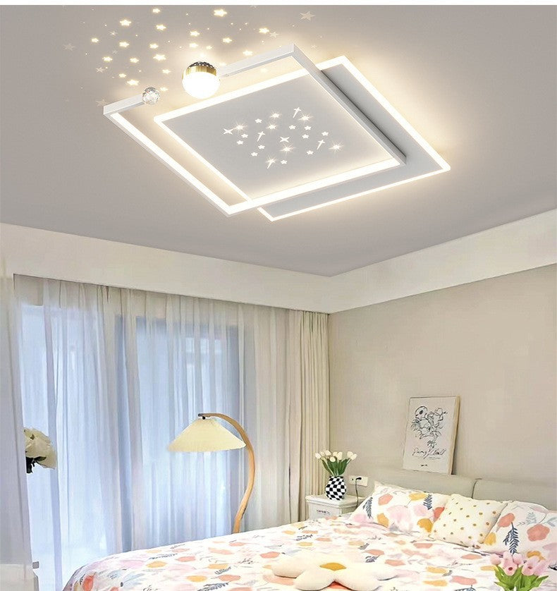 Modern minimalist living room led Ceiling Lamp2024New style main hall lamp wrought iron bedroom lamp high-end dining room lamp