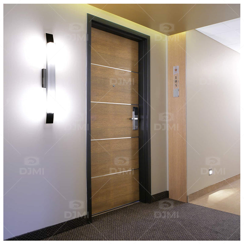 Modern Design Hotel Room Doors 60min Fire Rated Wood Door Customized Hotel Doors