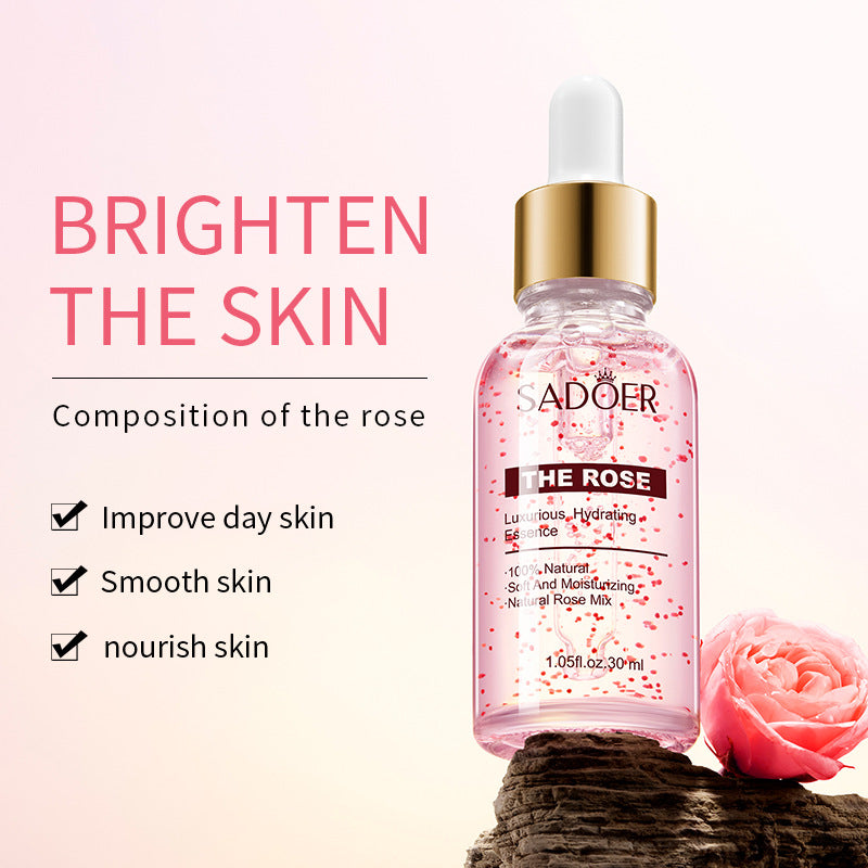 Full English Plant Essence Serum SADOER Aloe Vera Rose Chamomile Hydrating Moisturizing  Foreign Trade Wholesale