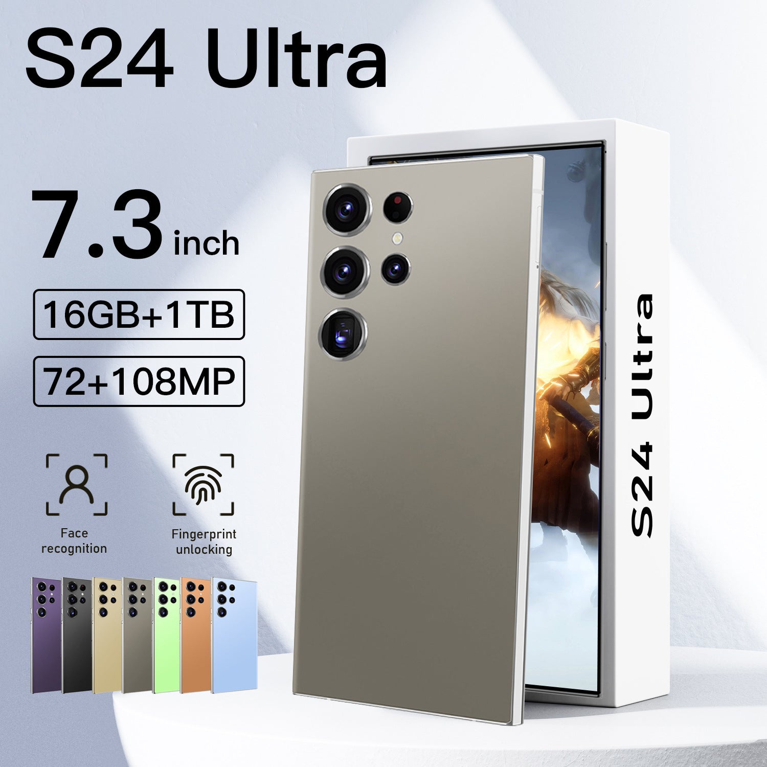 Exclusive Supply S24 Ultra Large Screen Smartphone16+1T Source Factory Direct Sales(Popular)
