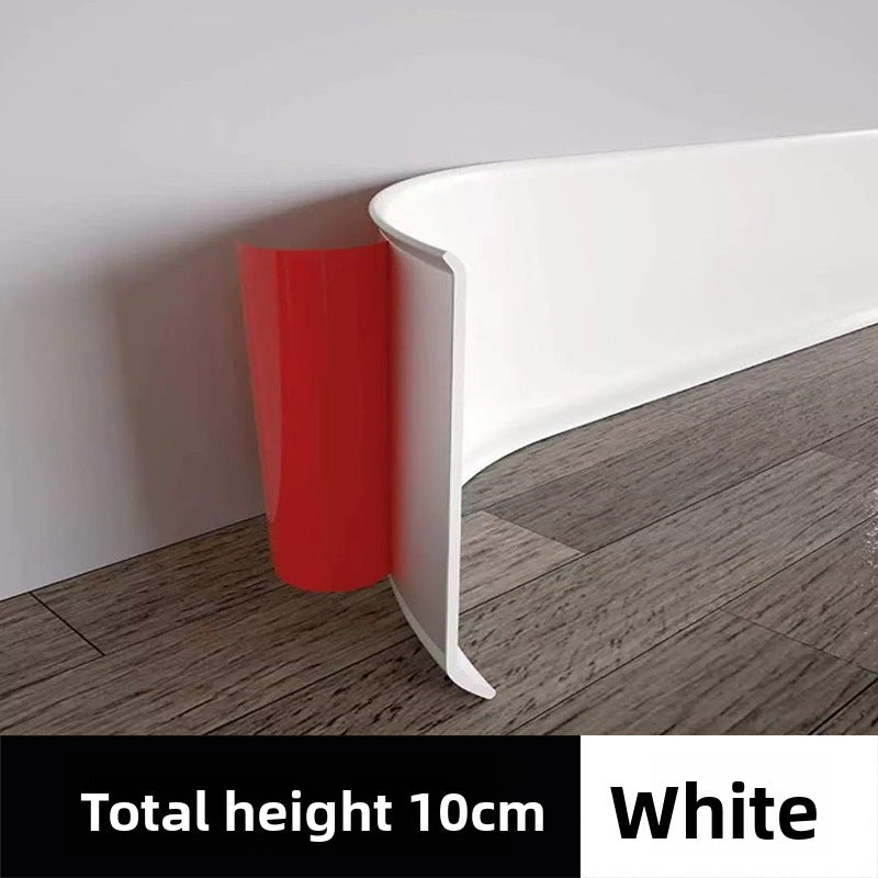 PVC Soft self-adhesive skirting board, rubber plastic stair corner wall sticker, window sticker, wall trim, waistline trim