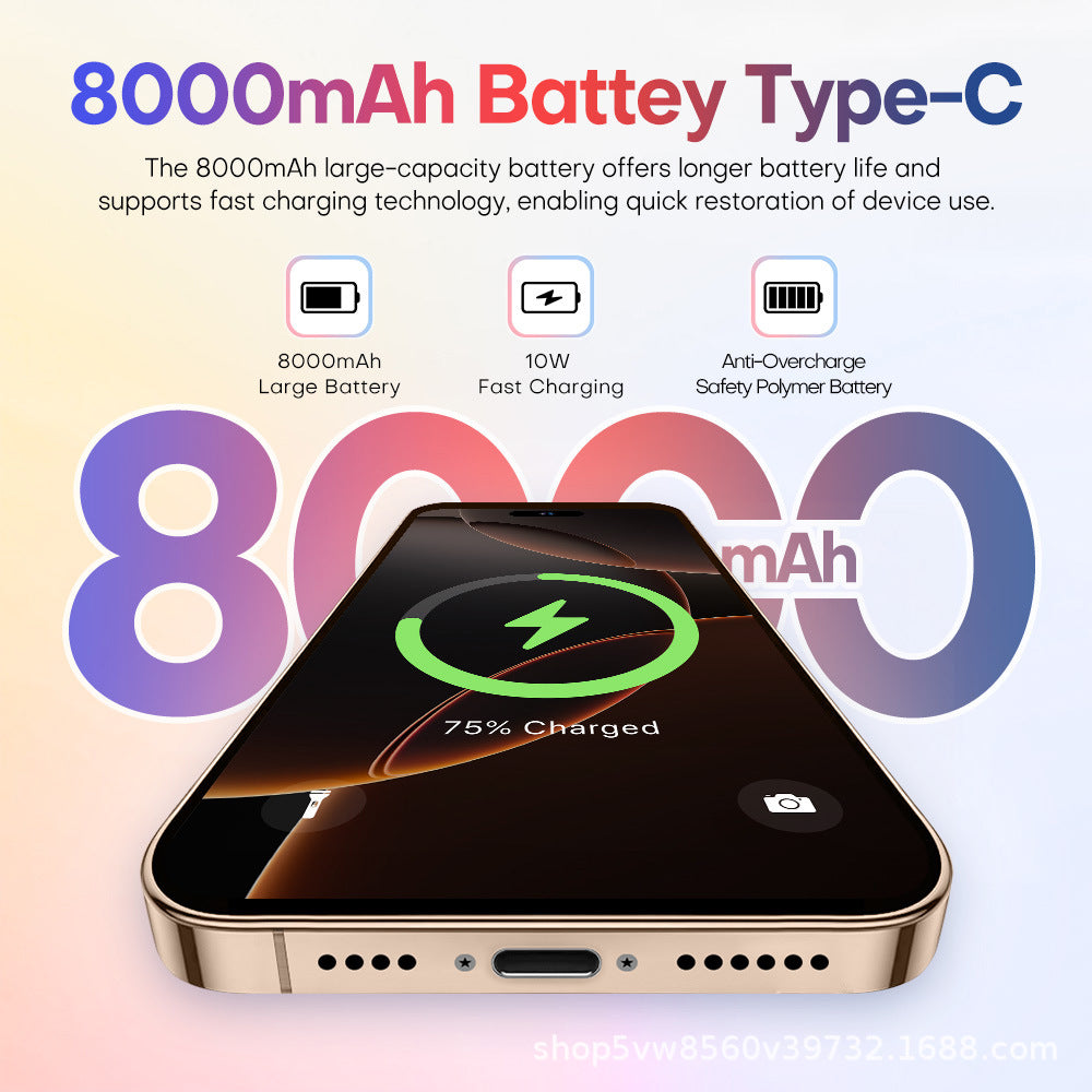 Mobile Phone i16proMax Smartphone16+1TB Android Smartphones In Stock Wholesale