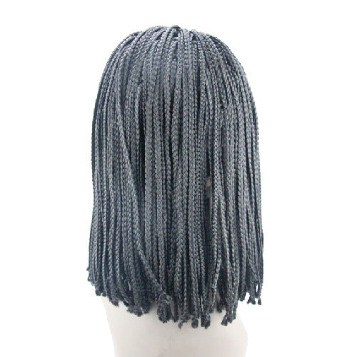 14 inch 360 Single Full Lace Braided Wigs for Black Women