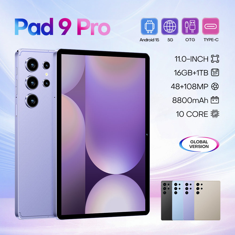 New products in stock Pad 9 Pro Tablet Pc10Inch16+1T Online Learning Game Tablet Factory Direct Sale