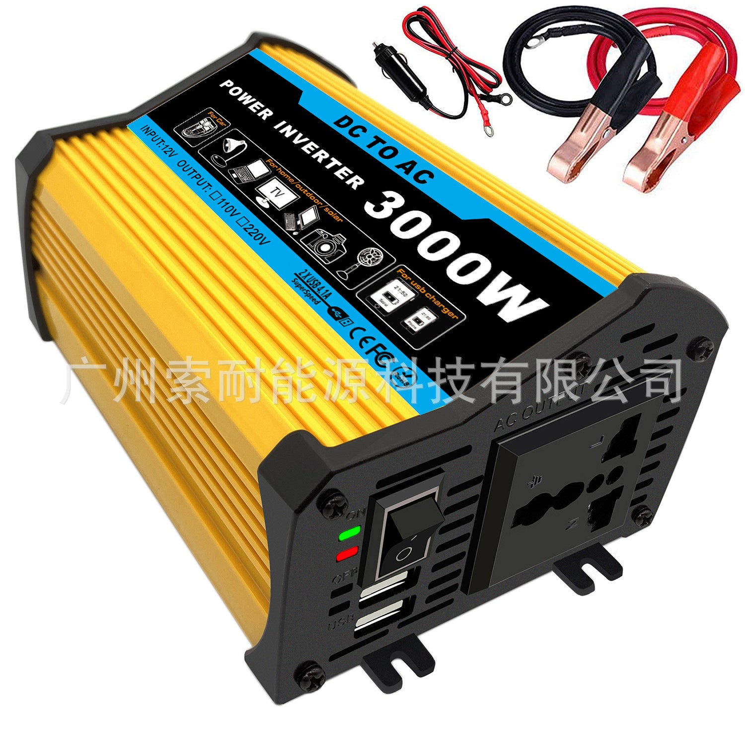 Legendary Generation Solar Power System：12V 300W Inverter+30A Controller+18W Solar Panel