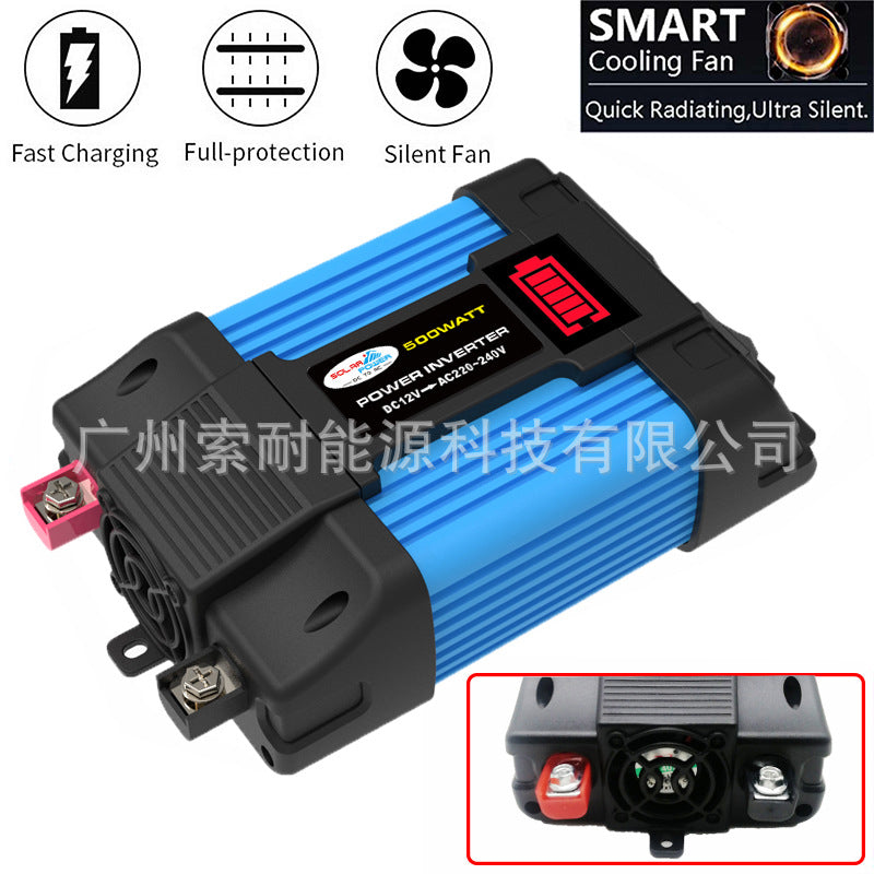 【New Product】Vehicle Inverter300W 500W 12V Turn110V 220V Car Inverter