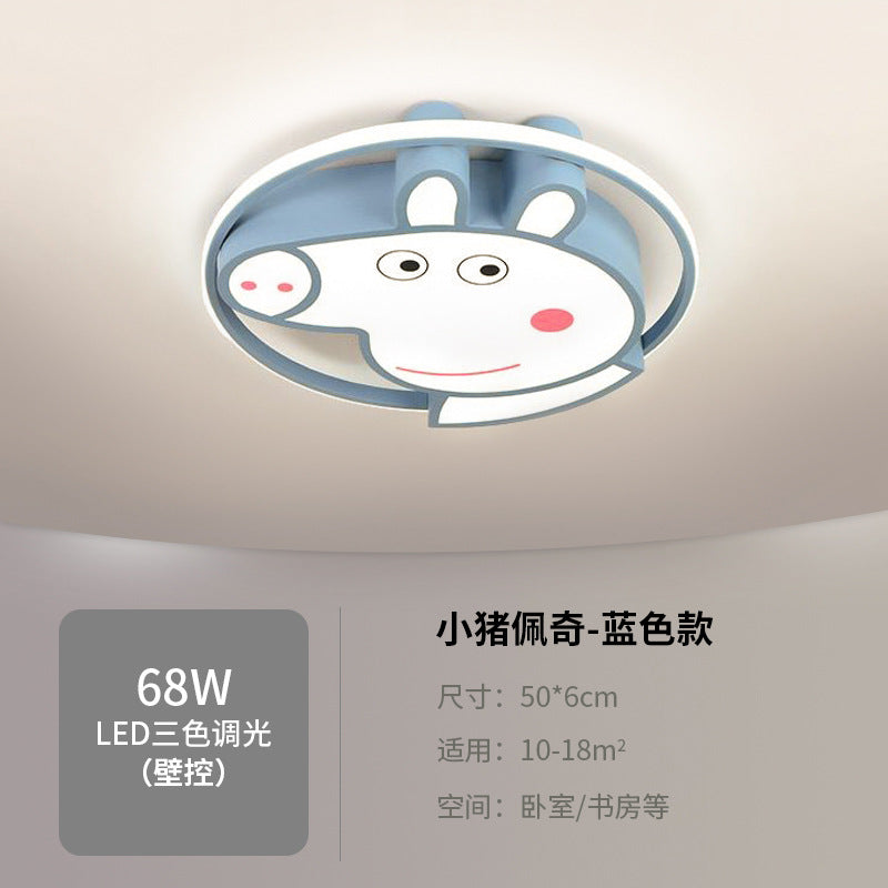 Children's Room Bedroom Lamp Boys Girls Pink Creative Cartoon Ceiling Lamp Cozy Romantic Room Lamp Master Bedroom Lamp