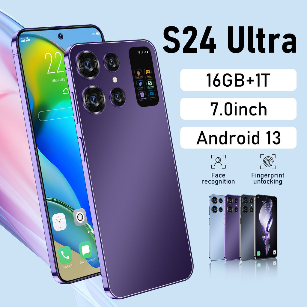 Exclusive Supply S24 Ultra Mobile Phone16+1TB Large Memory7.0High-definition screen source manufacturer available