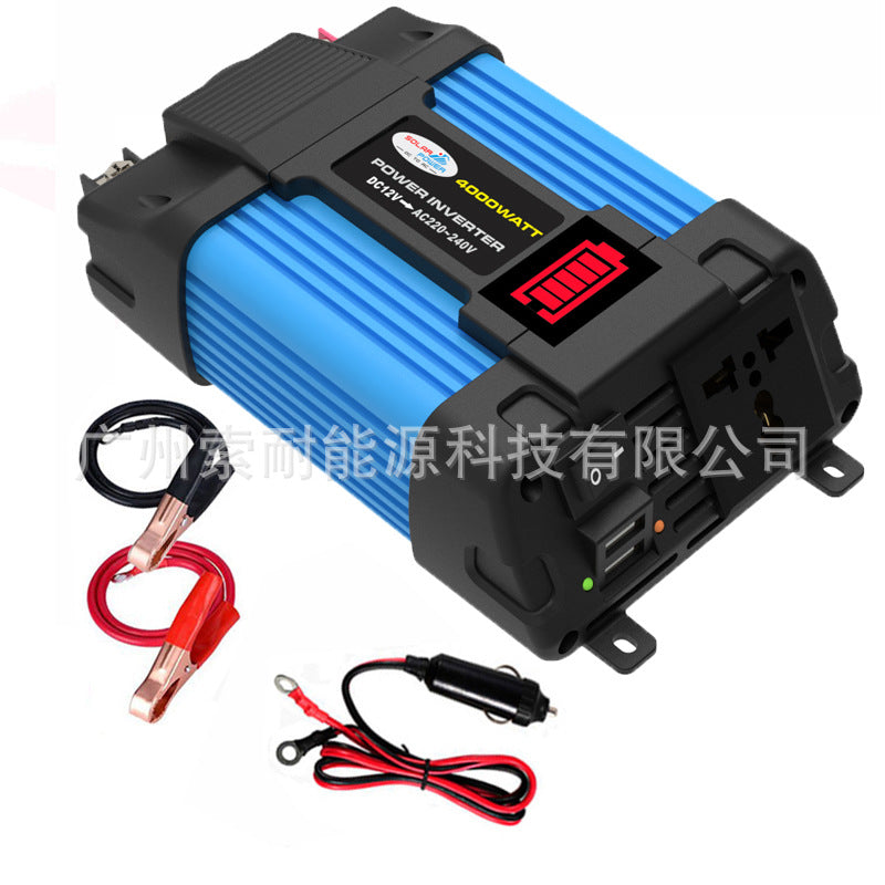 Car Converter Car Small Appliance Inverter300W/500W 12V Turn110V/220V Double USB Interface