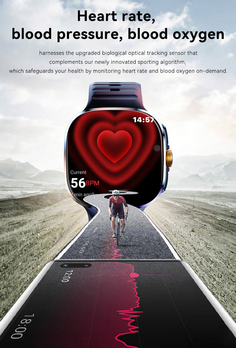 M99Smart Watch5G SIM Card Global Comm Google Store APP Download2.14inch Full Screen Touch Dual System
