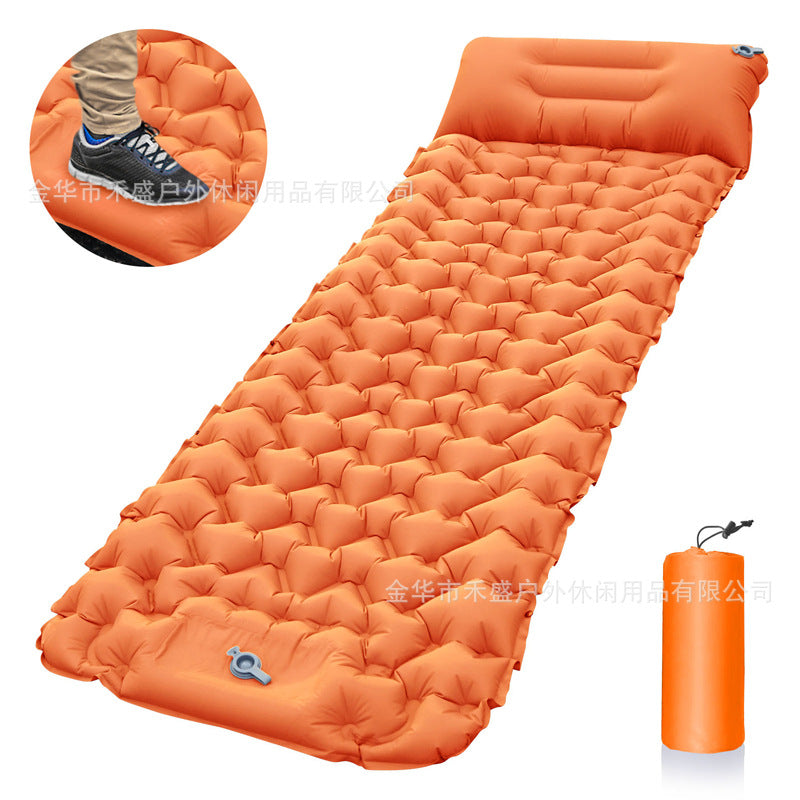 Inflatable Mattress Outdoor Lightweight Camping Moisture-Proof Travel Car Nap Tent Camping Automatic Inflatable Mat