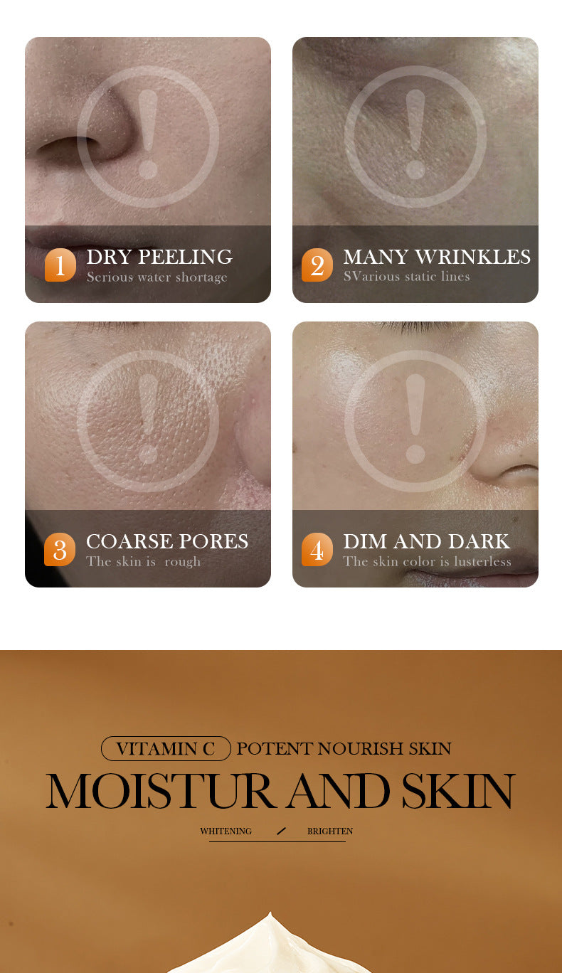 All English Vitamins C Whitening Skin Care Set BIOAOUA Cleansing and Moisturizing Five-Piece Set  Wholesale