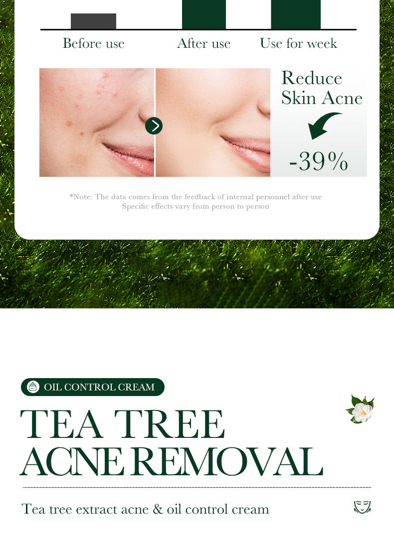 Full English Tea Tree Skincare Set SADOER Cleansing, moisturizing, hydrating five-piece set for  foreign trade wholesale