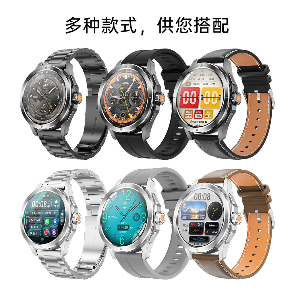 S4 Ultra Smart Watch Bluetooth Call True Heart Rate Step Count Sleep Monitoring Compass Motion Tracking Three-Proof