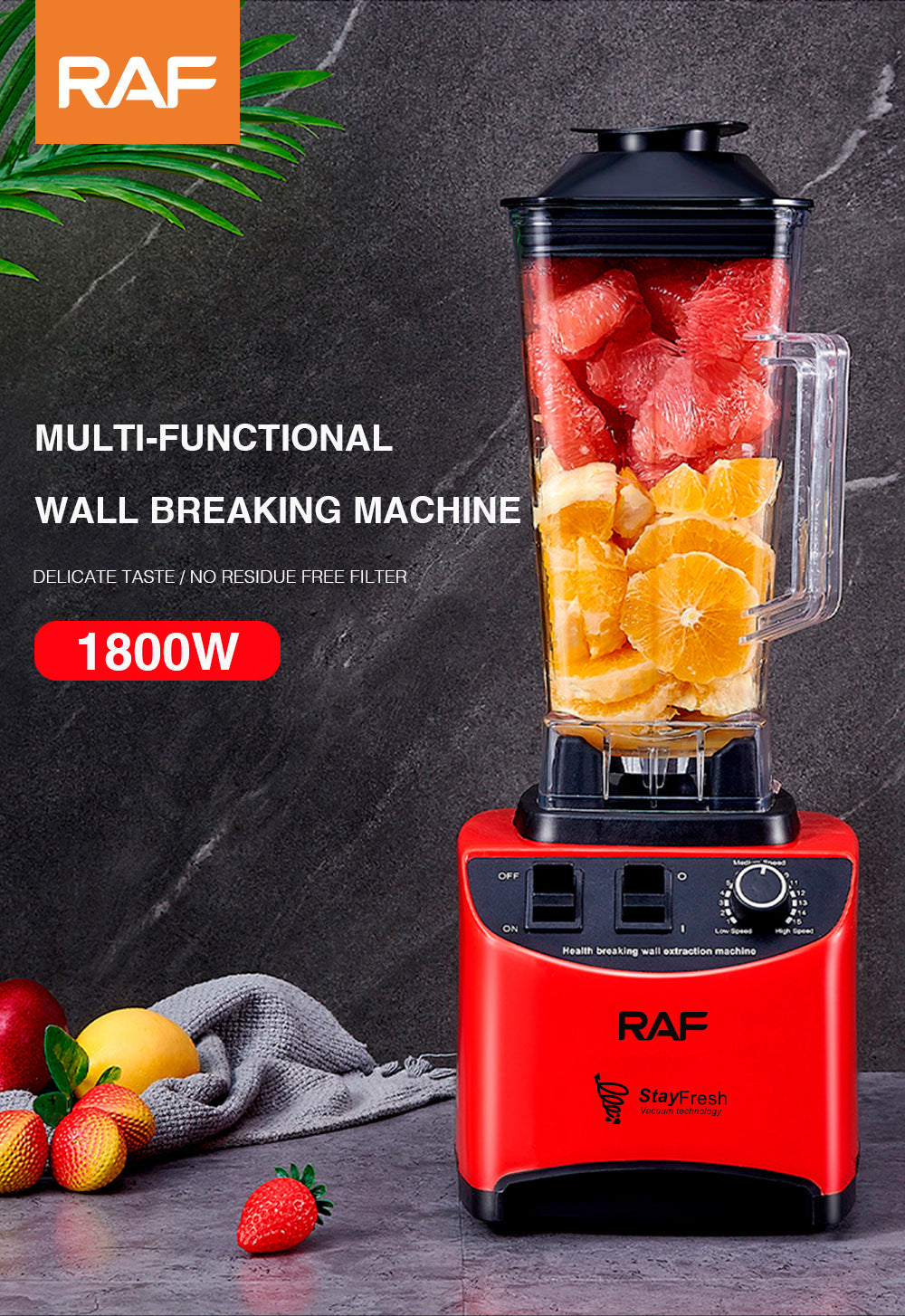 European Standard Blender Household High-Speed Blender Smoothie Cooking Machine Soy Milk Fruit Juicer