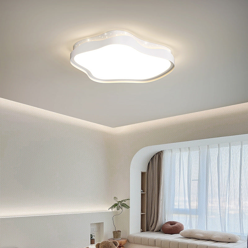 New Nordic Style Living Room Lamp for Home Use, Elegant led Ceiling Lamp Iron Art Room Lamp Creative Simple Bedroom Lamp Round Shape