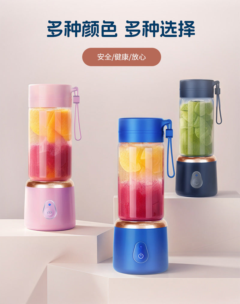 Portable juicer for home use, small ice crusher USB Rechargeable Juicing Cup Multifunctional Electric Juicer Juice Cup
