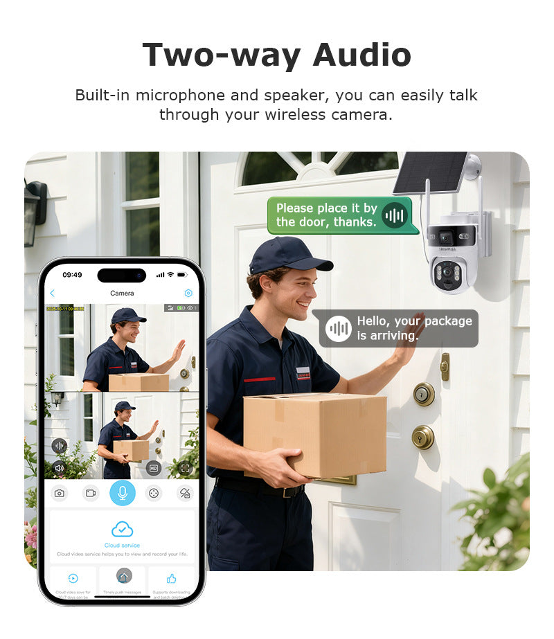 Exclusive Supply 600Wansheng Solar Low Power Consumption AOV Camera7*24Hours of Low Frame Rate Long Video Surveillance