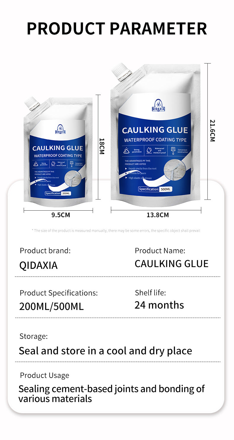 Waterproof Sealant for Roof and Floor, Crack Repair, High Elasticity, Anti-Crack, Wall Gap Sealant